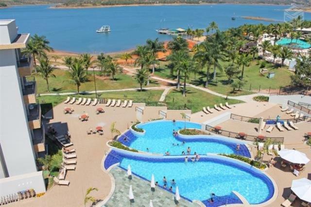Resort Marina Flat & Nautica Caldas Novas Exteriér fotografie